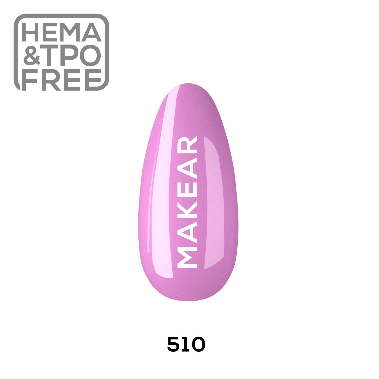 JustNails.pl Produkty do paznokci MAKEAR Lakier hybrydowy Regular 510 8ml