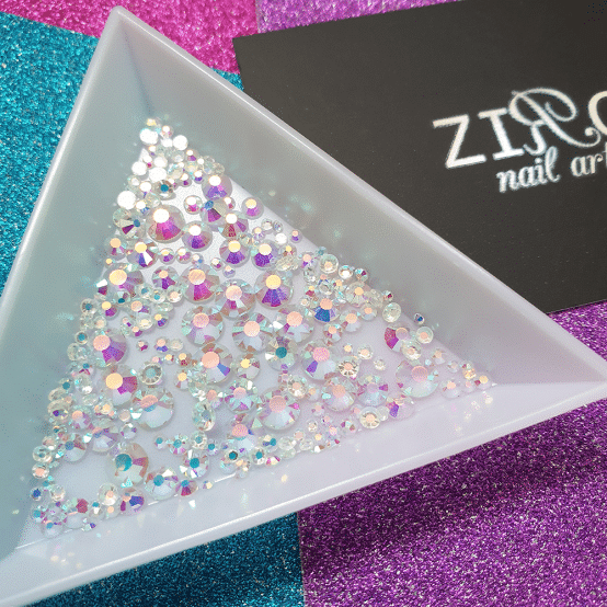 ZIRCONE - Cyrkonie - AURORA ICE - #6 - 100szt. [1,9mm]