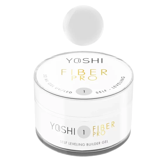 YOSHI - Żel samopoziomujący - Fiber PRO Gel UV LED - No1 - 50ml
