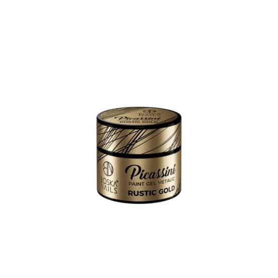BOSKA NAILS - Żel do zdobień - Picassini Paint Gel Rustic Gold - 5ml
