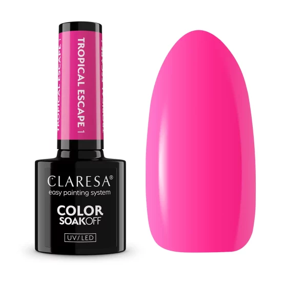 CLARESA - Lakier hybrydowy - TROPICAL ESCAPE 1 - 5g