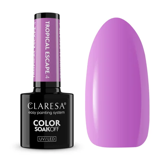 CLARESA - Lakier hybrydowy - TROPICAL ESCAPE 4 - 5g