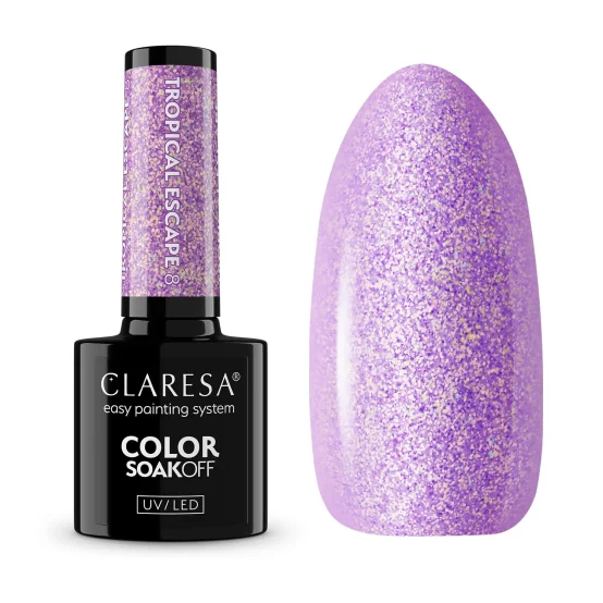 CLARESA - Lakier hybrydowy - TROPICAL ESCAPE 8 - 5g