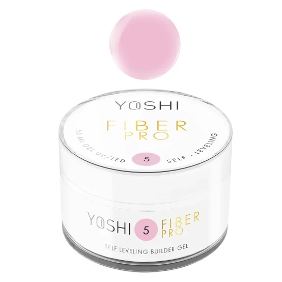 YOSHI - Żel samopoziomujący - Fiber PRO Gel UV LED - No5 - 50ml