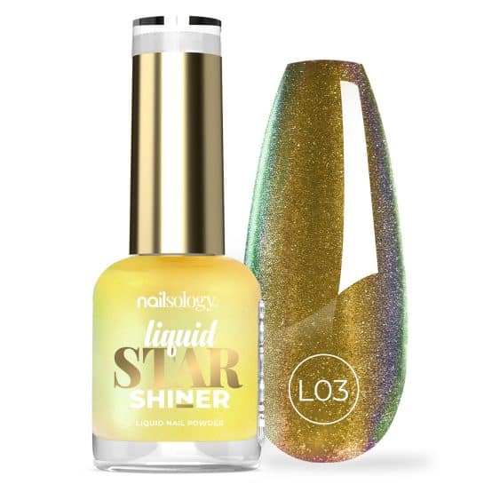 CLAVIER - Pyłek w płynie - Nailsology Liquid STAR Shiner - L03 CASSIOPEIA - 8ml