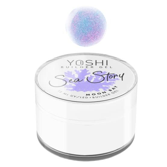 YOSHI - Żel budujący - SEA STORY GEL UV LED - Moon Bay - 15ml