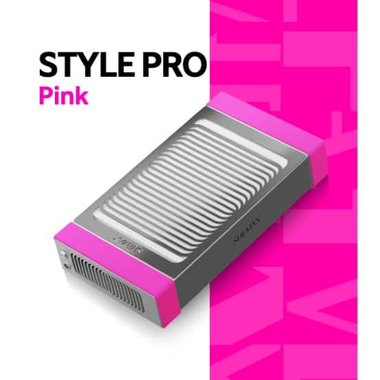 SHEMAX - Pochłaniacz pyłu do manicure - Style Pro - Neon Pink