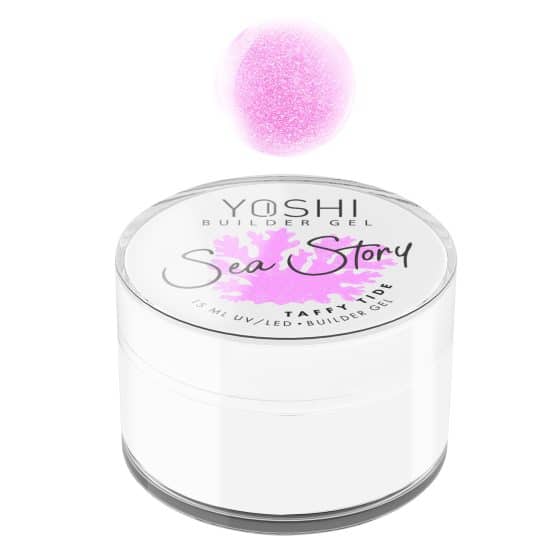 YOSHI - Żel budujący - SEA STORY GEL UV LED - Taffy Tide - 15ml