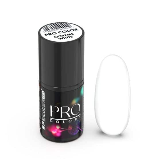 EXCELLENT PRO - Lakier hybrydowy - PRO Colors 069 WHITE (ONE COAT 069 EXTREME WHITE) - 7g