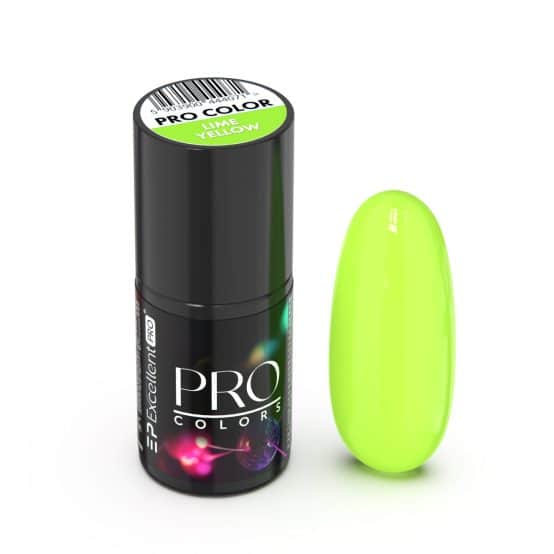 EXCELLENT PRO - Lakier hybrydowy - PRO Colors 056 LIME YELLOW (BASIC 56) - 7g