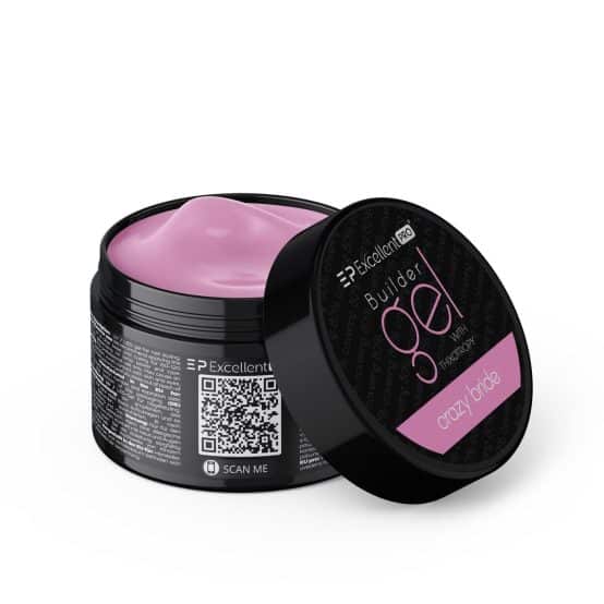 EXCELLENT PRO - Żel budujący - Builder gel with thixotropy - Crazy Bride - 15g