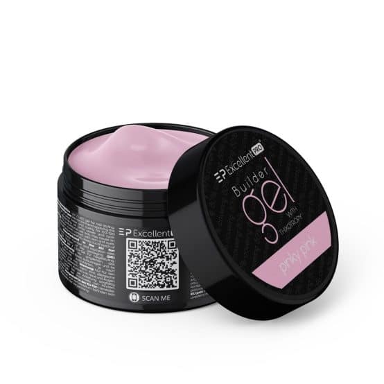 EXCELLENT PRO - Żel budujący - Builder gel with thixotropy - Pinky Pink - 15g
