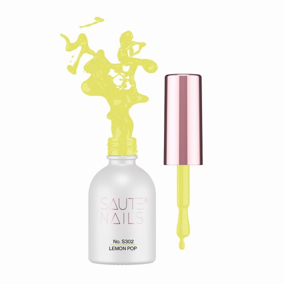 SAUTE NAILS - Lakier hybrydowy - S302 Lemon Pop - 8ml